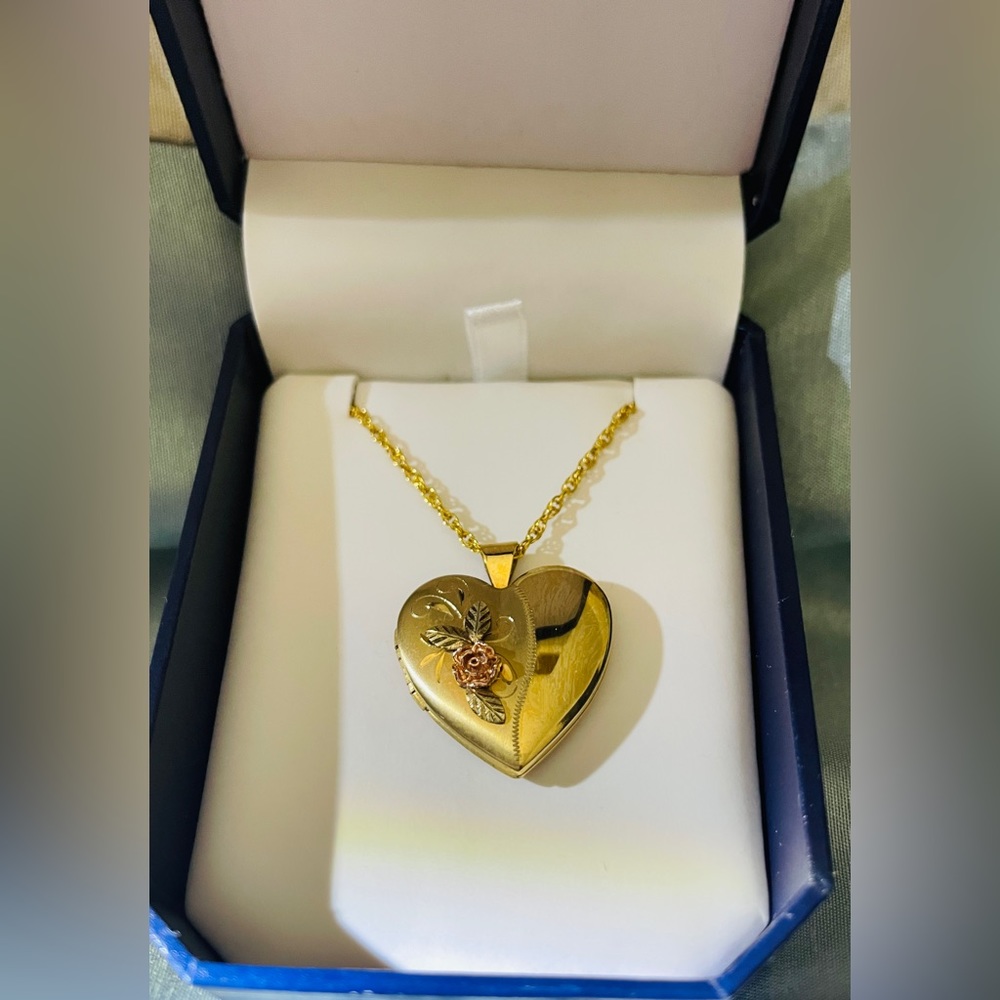 Woman’s Black Hills Gold 4-Picture Locket